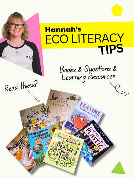 Hannah @greenhearthannah shared her ECO LITERACY TIPS great for primary schools - a book suggestion 