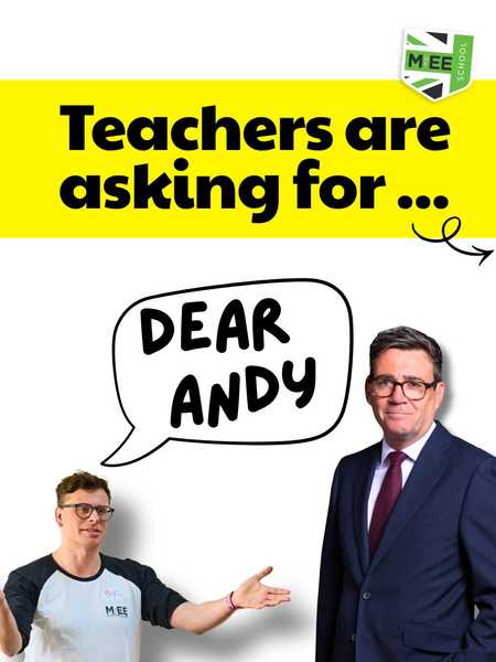 Dear Andy @andy.burnham 

Teachers are asking for …

🌱 Pay & Time for Sustainability Leads (and man