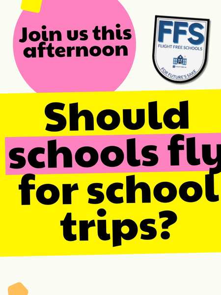 School trips account for 9% of secondary school emissions

Does flying set the wrong example for you